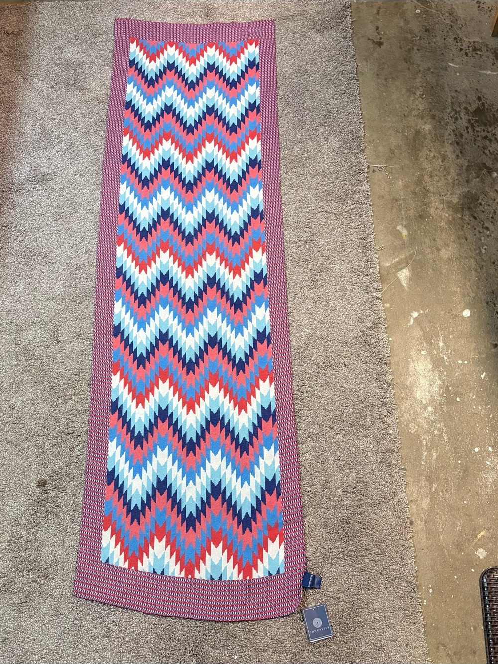 Doncaster long silk scarf.